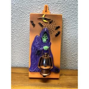 Vintage 1995 Halloween Grim Reaper Talking Doorbell Toy State Lights Sound Works